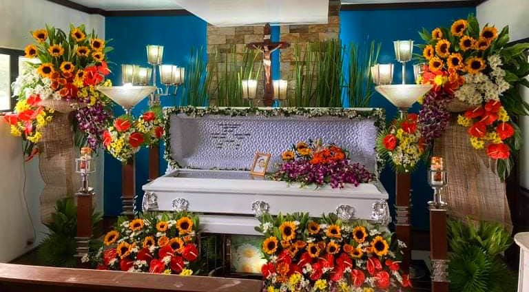 Casket Arrangement Dangwa Flowers