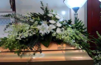 Casket Arrangement Dangwa Flowers