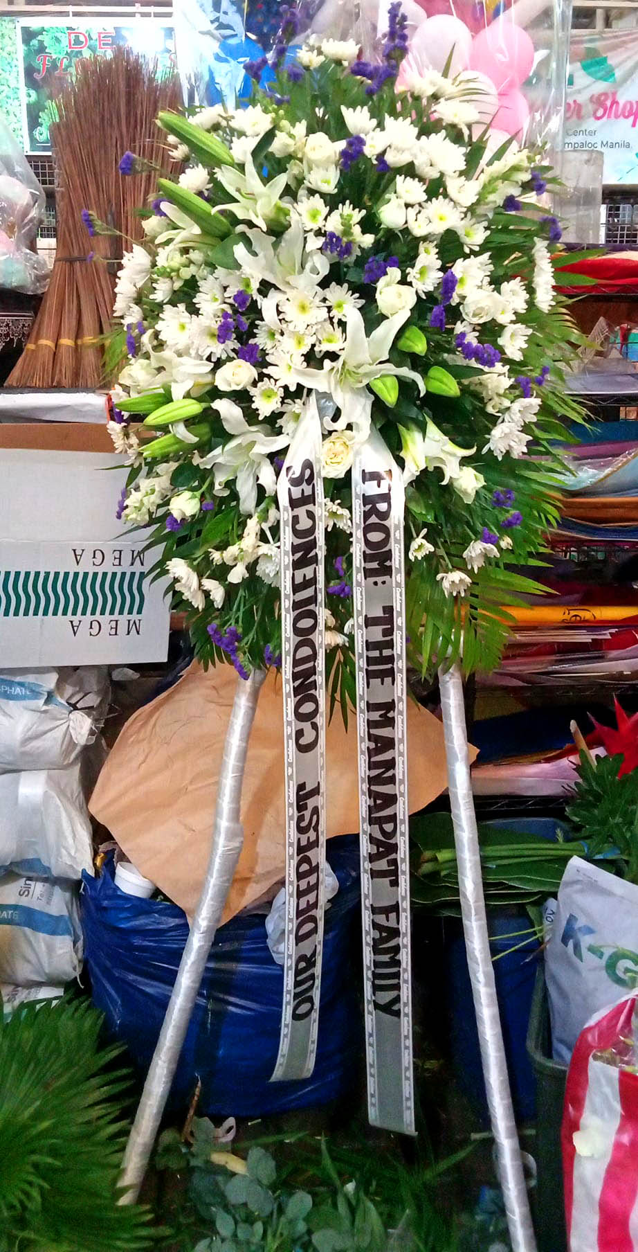 Sympathy Dangwa Flowers